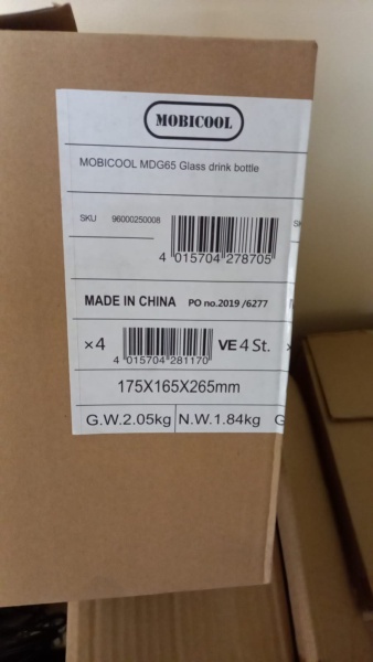 Термобутылка стеклянная MOBICOOL MDG65